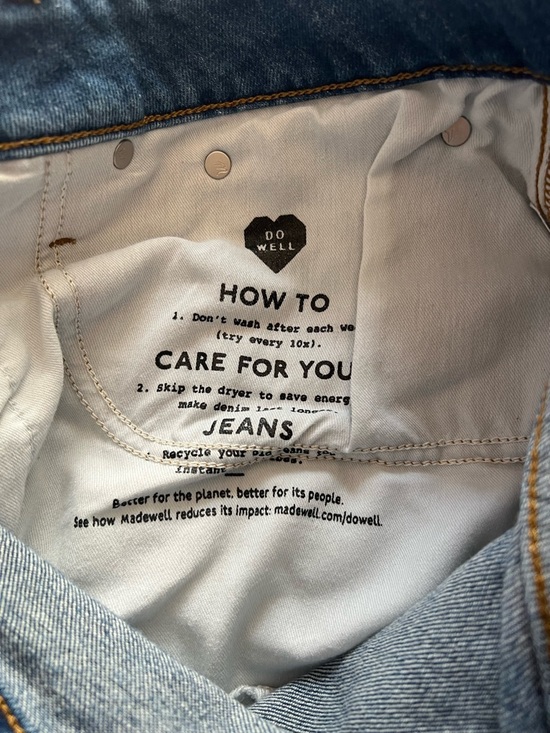 Madewell The Perfect Vintage Straight Jeans in a classic blue wash Size 16W - Picture 4 of 6